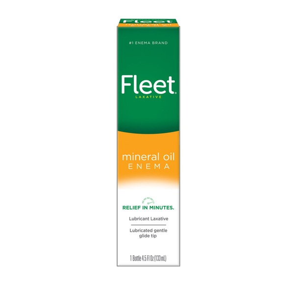 Fleet Lubricant Laxative Mineral Oil Enema Single