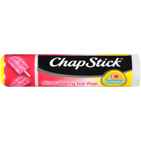 ChapStick I Love Summer Collection Strawberry Ice Pop Flavored Lip Balm, 1 CT