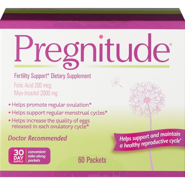 Pregnitude Fertility Support Dietary Supplement, 60CT