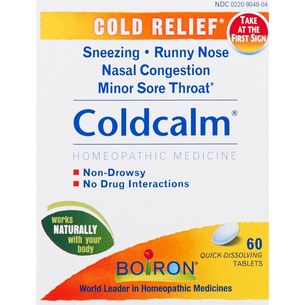 Homeopathic Coldcalm Children's Cold Pellets, 60CT