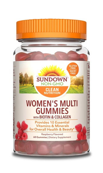 Sundown Naturals Women's Multivitamin with Biotin Gummies, 60CT