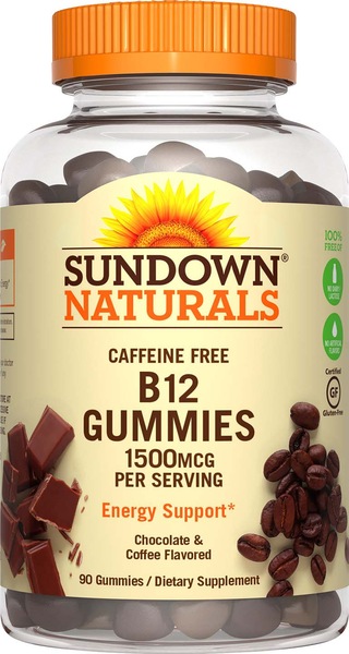 Sundown Naturals Vitamin B-12 Gummies 1500 mcg, 90CT