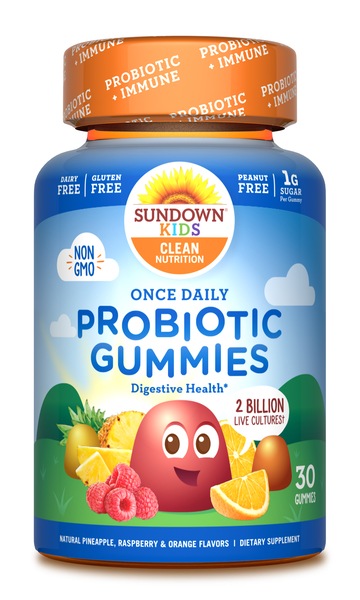 Sundown Naturals Kids Probiotic Gummies, 30CT