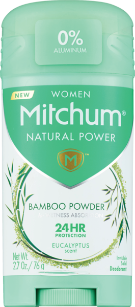 Mitchum Women Natural Power Eucalyptus Deodorant, 2.7 OZ