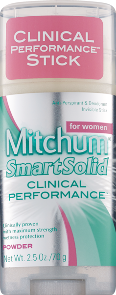 Mitchum For Women Smart Solid Anti-Perspirant Deodorant Powder