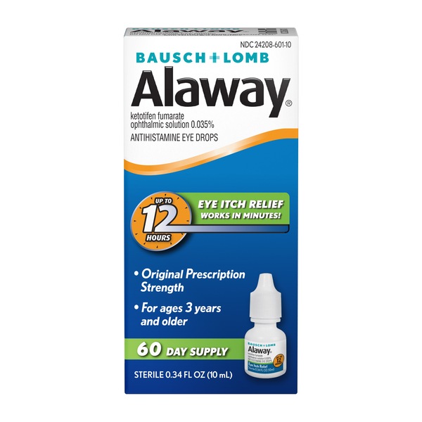 Bauch & Lomb Alaway Eye Itch Relief Drops