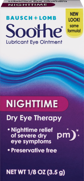 Soothe Nightime Lubricant Eye Ointment, .125 OZ