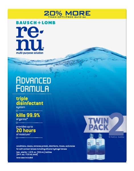 Renu Multi-Purpose Solution Twin Pack, 2 x 12 OZ