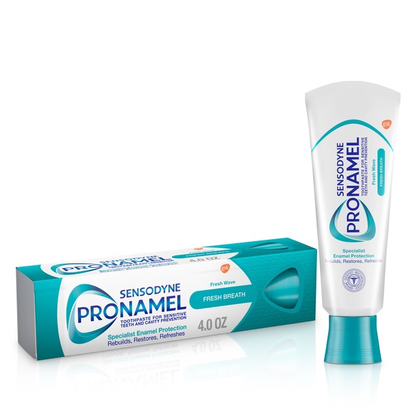 Sensodyne Pronamel Fresh Wave Fluoride Toothpaste to Strengthen and Protect Enamel, 4 ounces