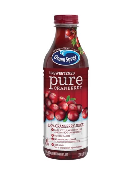 Ocean Spray Pure Unsweetened Juice, 32 oz