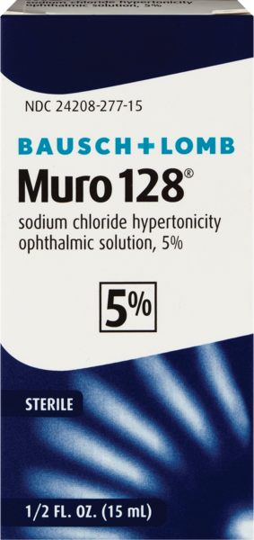 Bausch+Lomb Muro 128 SodiumChloride Hypertonicity 5% Drops