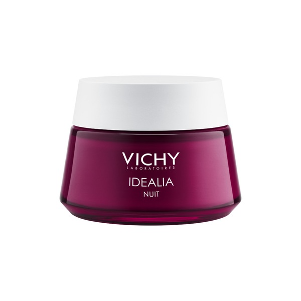 Clicking on the image opens a new modal with 1 larger images of Vichy Idealia Night Recovery Face Cream for Radiant Skin . Some images may not have descriptive text. 1 out of 1.