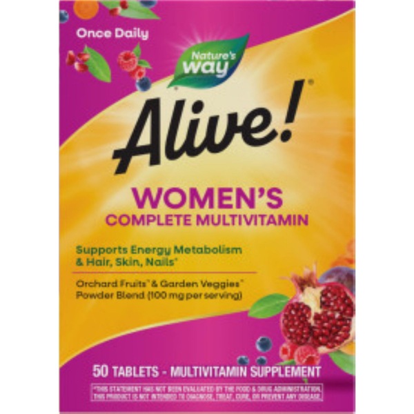 Nature's Way Alive! Women's Energy Multivitamin/Multimineral Tablets