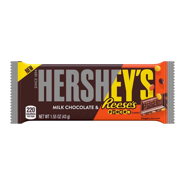 Hershey's Milk Chocolate & Reese's Pieces Candy Bar