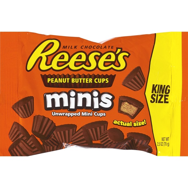 REESE'S UNWRAPPED MINIS KING SIZE BAG