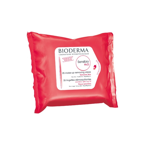 Bioderma Sensibio H2O Wipes, 25CT