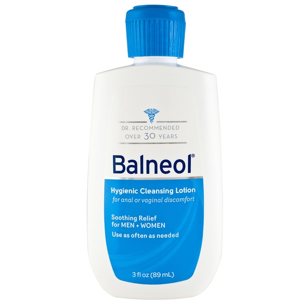 Balneol Hygienic Cleansing Lotion for Anal or Vaginal Itching