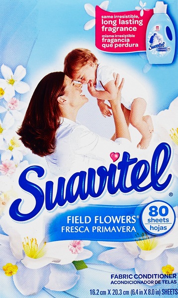 Suavitel Fabric Conditioner Sheets Field Flowers