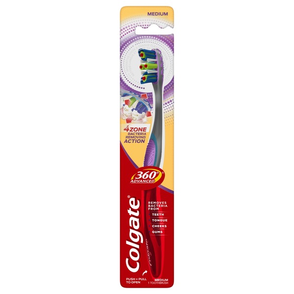 Colgate 360 Whole Mouth Clean Medium Toothbrush