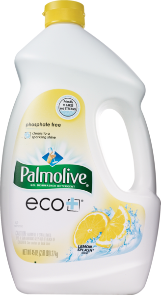 Palmolive Eco+ Gel Dishwasher Detergent, Lemon Splash Scent