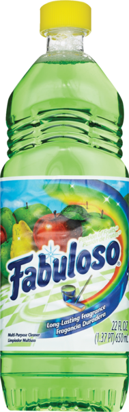 Clicking on the image opens a new modal with 2 larger images of Fabuloso Multi Purpose Cleaner Passion Fruit, 22 OZ. Some images may not have descriptive text. 1 out of 2.