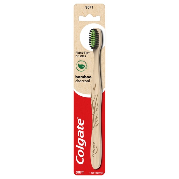 Colgate Bamboo Charcoal Toothbrush, Soft