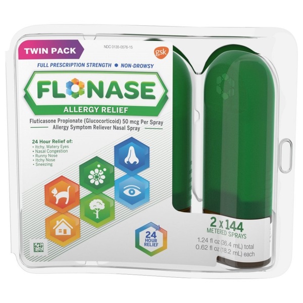 Flonase Allergy Relief Nasal Spray Twin Pack