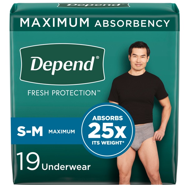 DPND MAX UW GRY MAL S/M 19