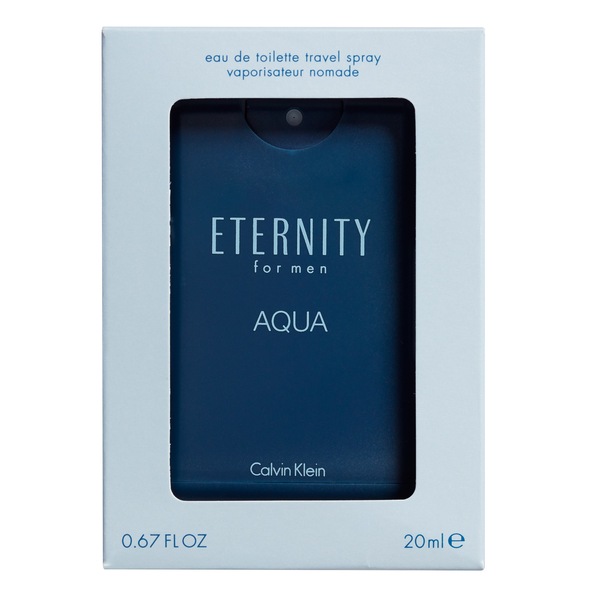 Calvin Klein Eternity Aqua for Men Pocket Spray, .67 OZ