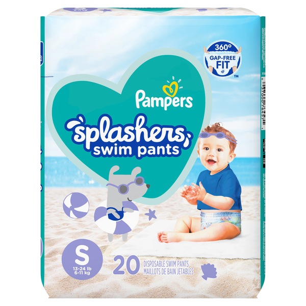 Pampers Splashers Disposable Swin Pants Size Small