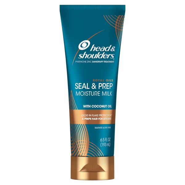 Head and Shoulders Royal Oils Seal & Prep Moisture Milk with Coconut Oil, 6.5 OZ
