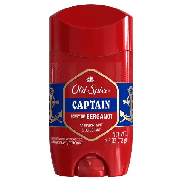 Old Spice Red Collection Captain Anti-Perspirant Deodorant, 2.6 OZ