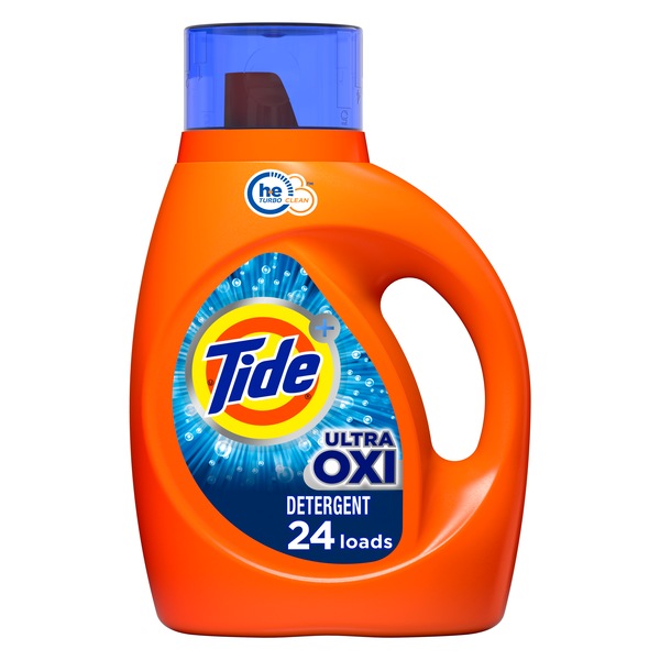 Tide Ultra Oxi Liquid Detergent, 37 OZ