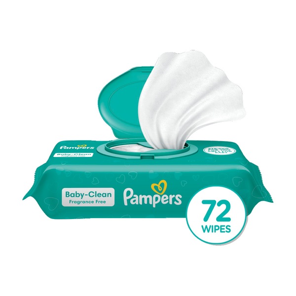 Pampers Complete Clean Wipes Unscented Pop-Up Softpak