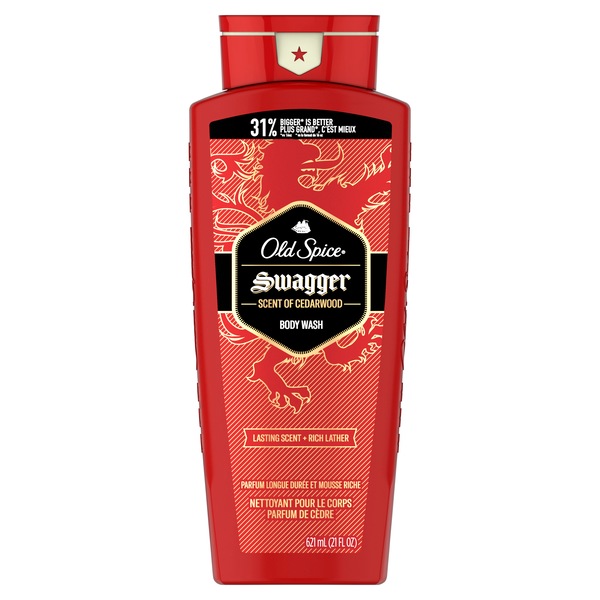 Clicking on the image opens a new modal with 1 larger images of Old Spice Swagger Scent of Confidence, Body Wash for Men 21 OZ. Some images may not have descriptive text. 1 out of 1.