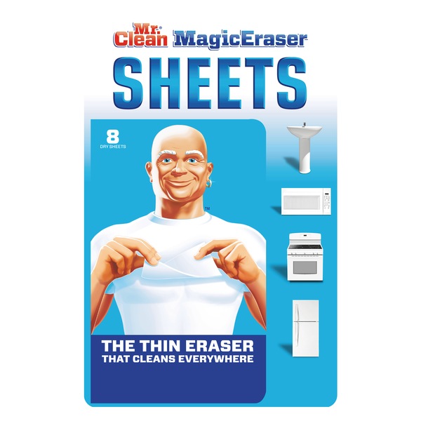 Mr. Clean Magic Eraser Cleaning Sheets, 8 CT