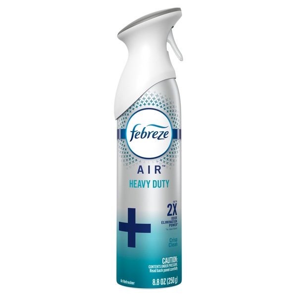 Febreze AIR Effects Air Freshener Heavy Duty Crisp Clean, 1 CT, 8.8 oz