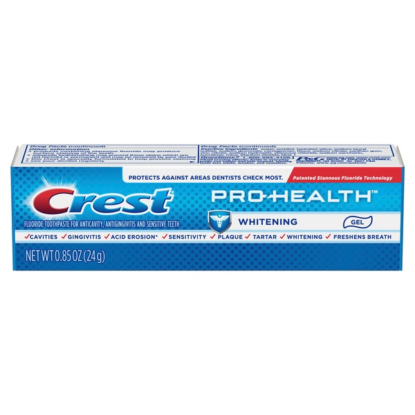 Crest Pro-Health Whitening Gel Toothpaste, .85 oz