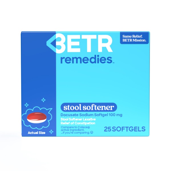 BETR REMEDIES STOOL SOFTNER SOFTGELS