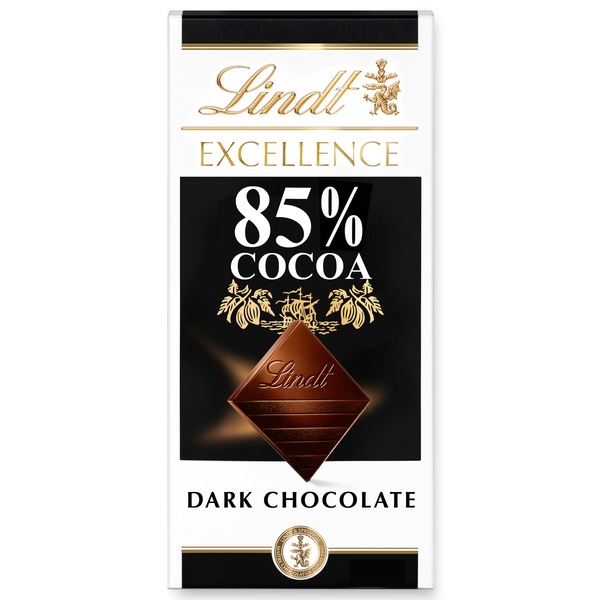 Lindt Excellence 85% Cocoa Dark Chocolate Bar, 3.5 OZ