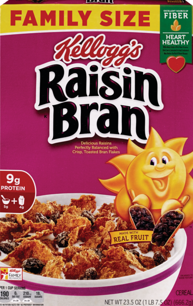 Kellogg's Raisin Bran Cereal, 24 OZ
