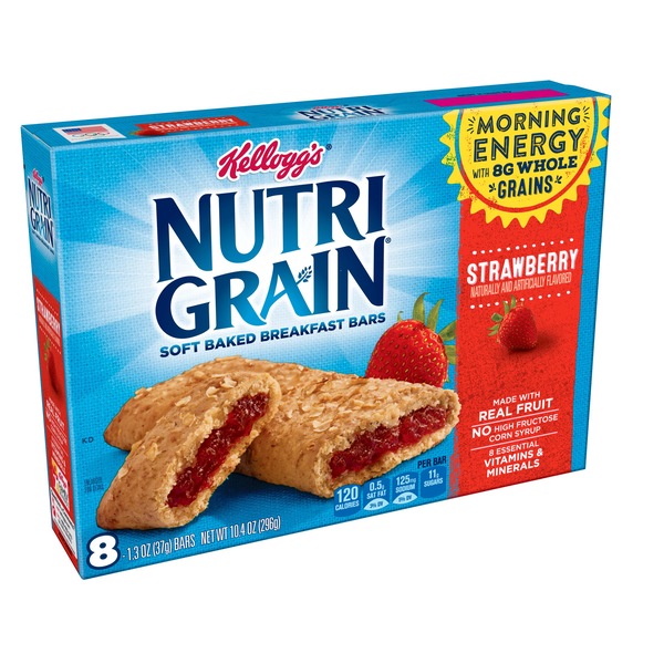 Kellogg's Nutri-Grain Cereal Bars Strawberry