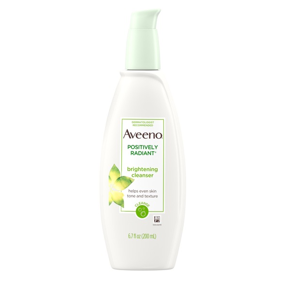 Aveeno Positively Radiant Brightening Cleanser, 6.7 OZ