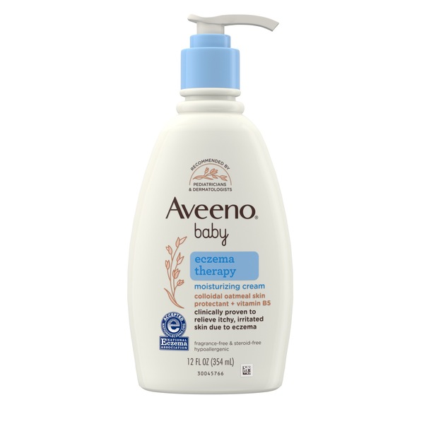 Aveeno Baby Eczema Therapy Moisturizing Cream, 12 OZ