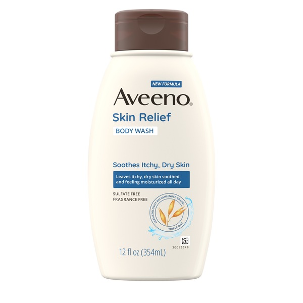 Aveeno Skin Relief Fragrance-Free Body Wash for Dry Skin