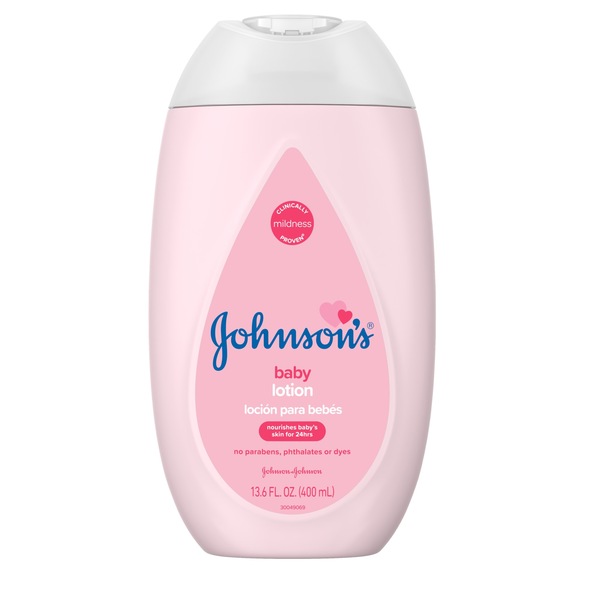 Clicking on the image opens a new modal with 1 larger images of Johnson's Moisturizing Baby Lotion with Coconut Oil. Some images may not have descriptive text. 1 out of 1.