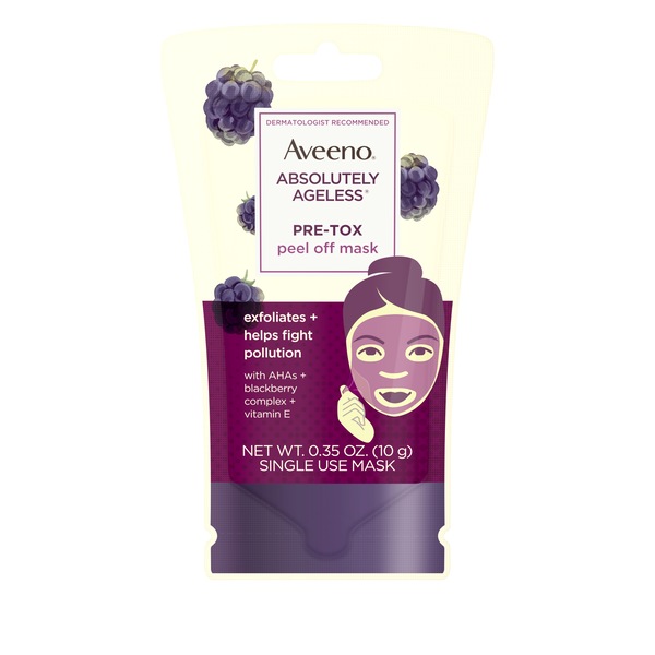 Aveeno Absolutely Ageless Pre-Tox Peel Off Face Mask, 0.35 OZ