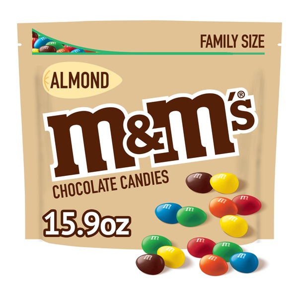 M&M's  Almond Chocolate Candy Bag, 15.9 OZ