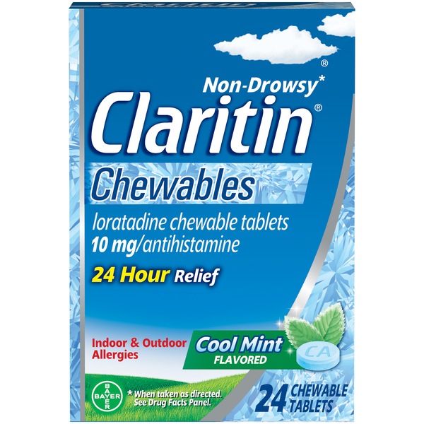 Claritin Allergy Relief Junior Loratadine 10mg Chew 24Hr Mnt