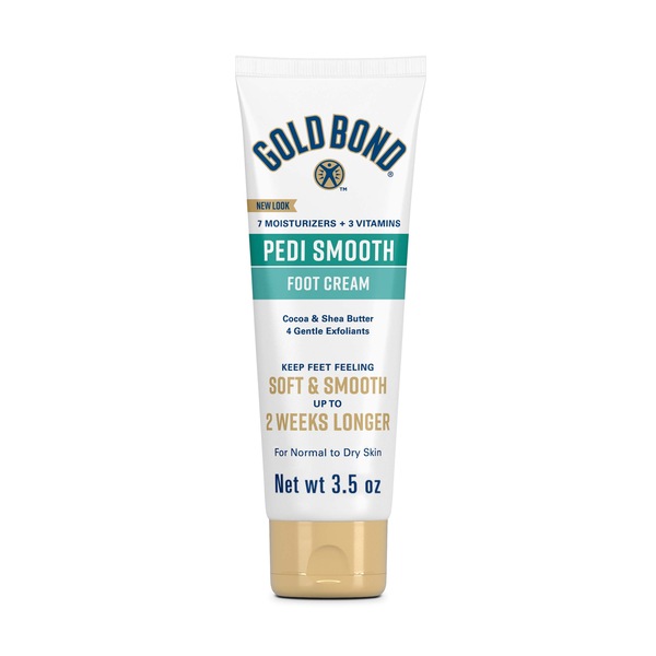 Clicking on the image opens a new modal with 1 larger images of Gold Bond Ultimate Pedi Smooth Pedicure Extending Foot Cream, 3.5 OZ . Some images may not have descriptive text. 1 out of 1.
